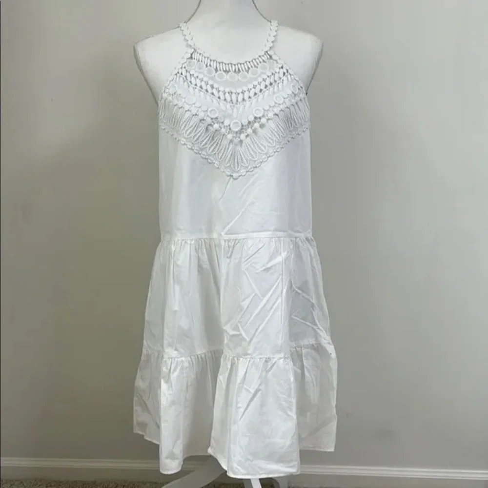 Lilly Pulitzer sz 6 Elegant White Sleeveless Dress - Picture 2 of 11